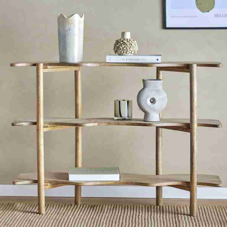 Bloomingville Boekenkast Rivoli Mangohout 110cm - Naturel