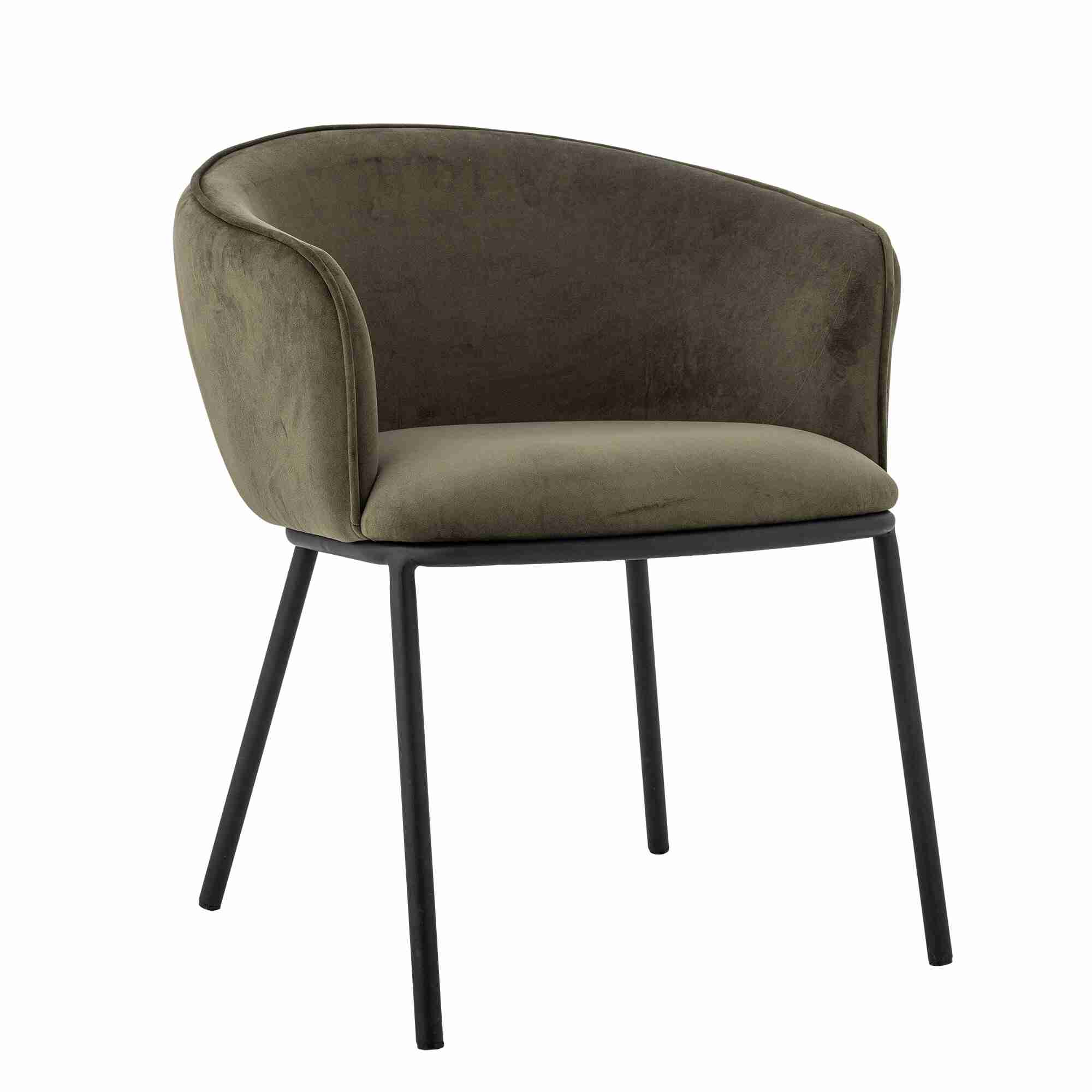 Bloomingville Eetkamerstoel Cortone Velvet - Groen