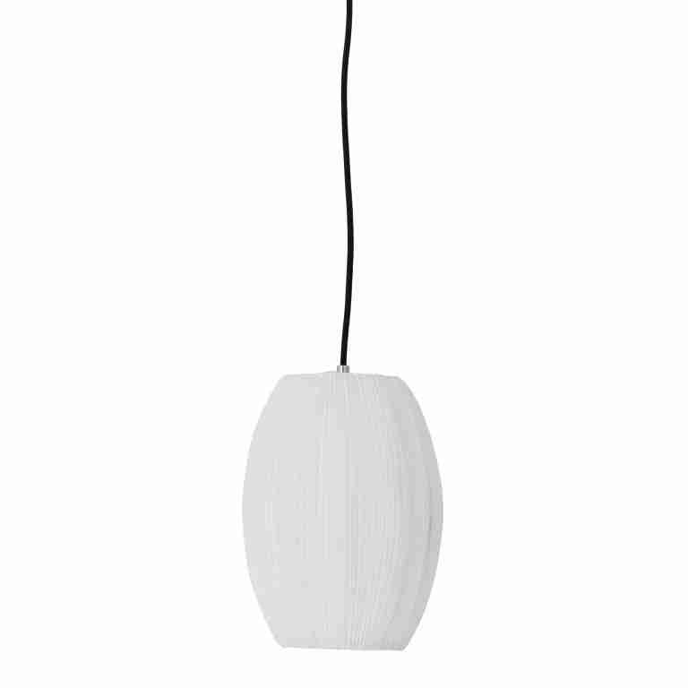 Bloomingville Hanglamp Pica Stof, 21cm - Wit