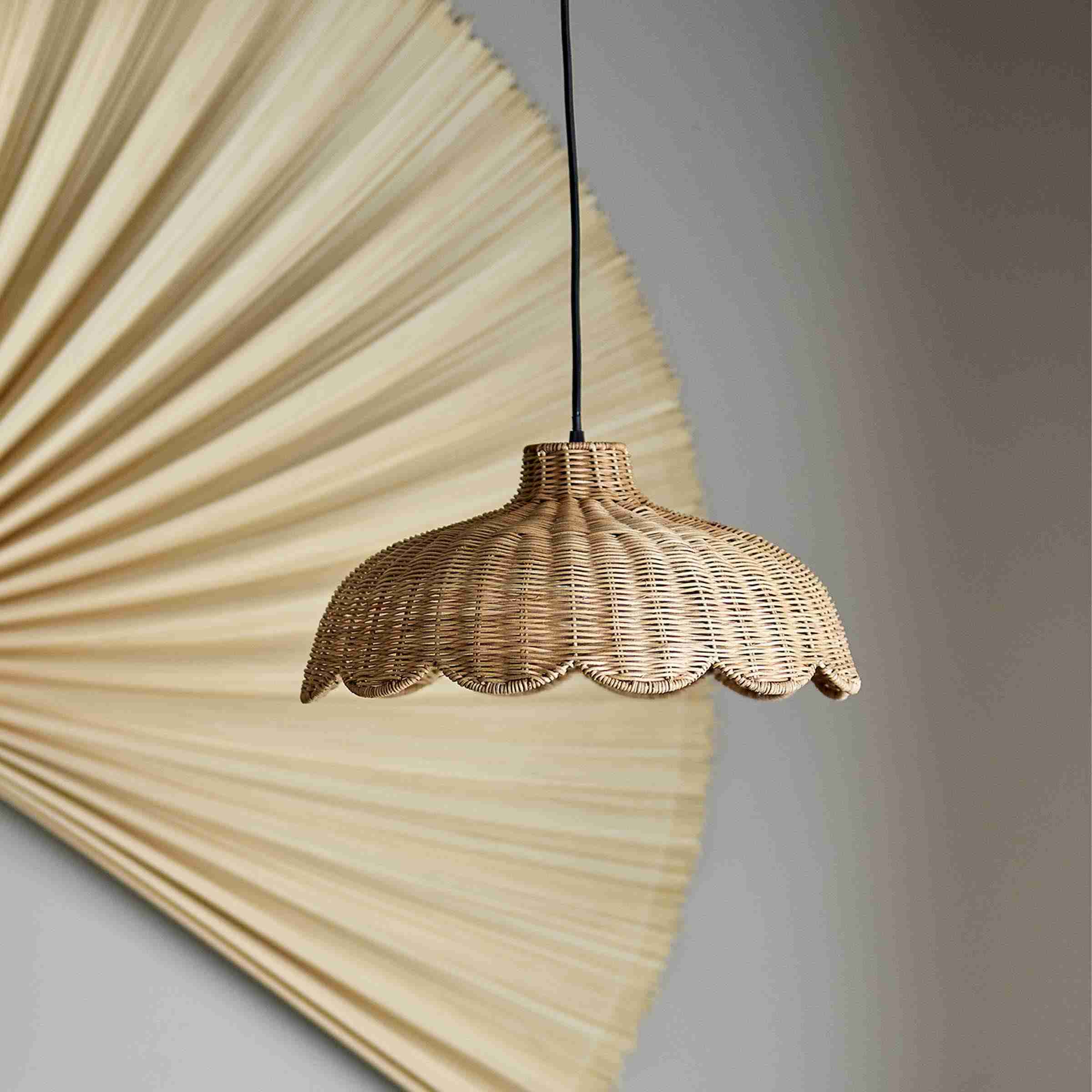 Bloomingville Hanglamp Pittu Rotan, 42cm - Naturel