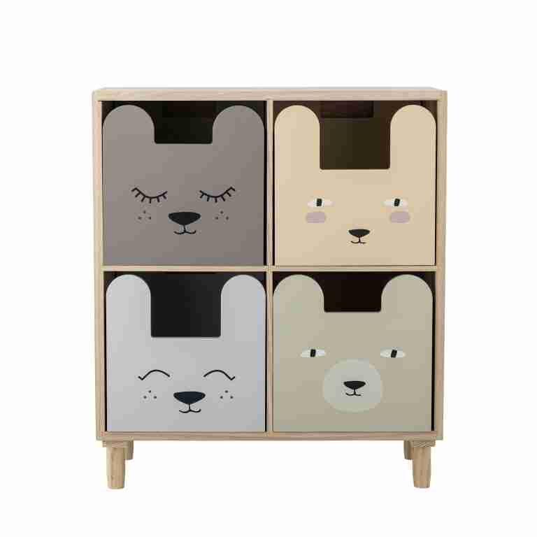 Bloomingville MINI Boekenkast Calle 63 x 55cm - Meerkleurig