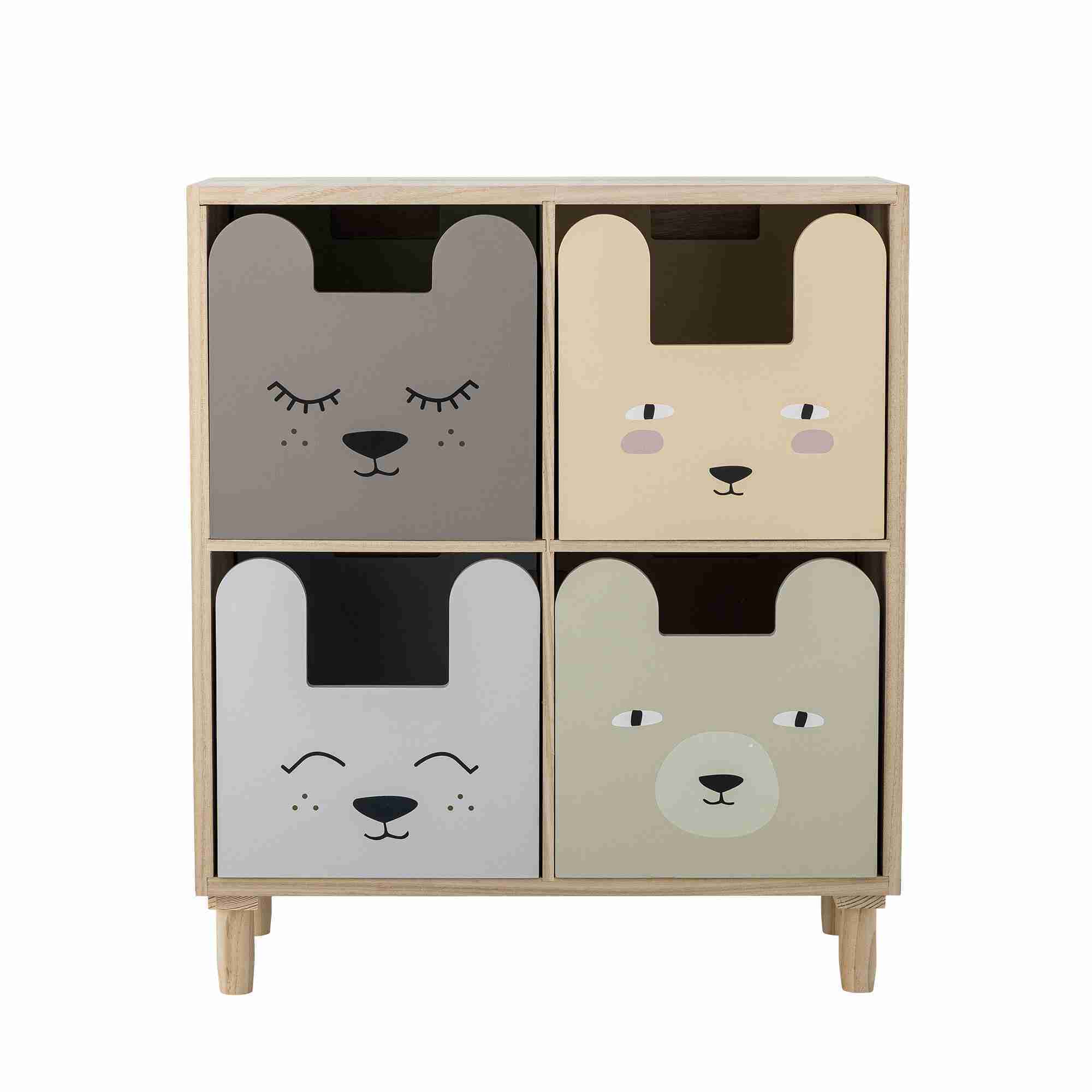 Bloomingville MINI Boekenkast Calle 63 x 55cm - Meerkleurig
