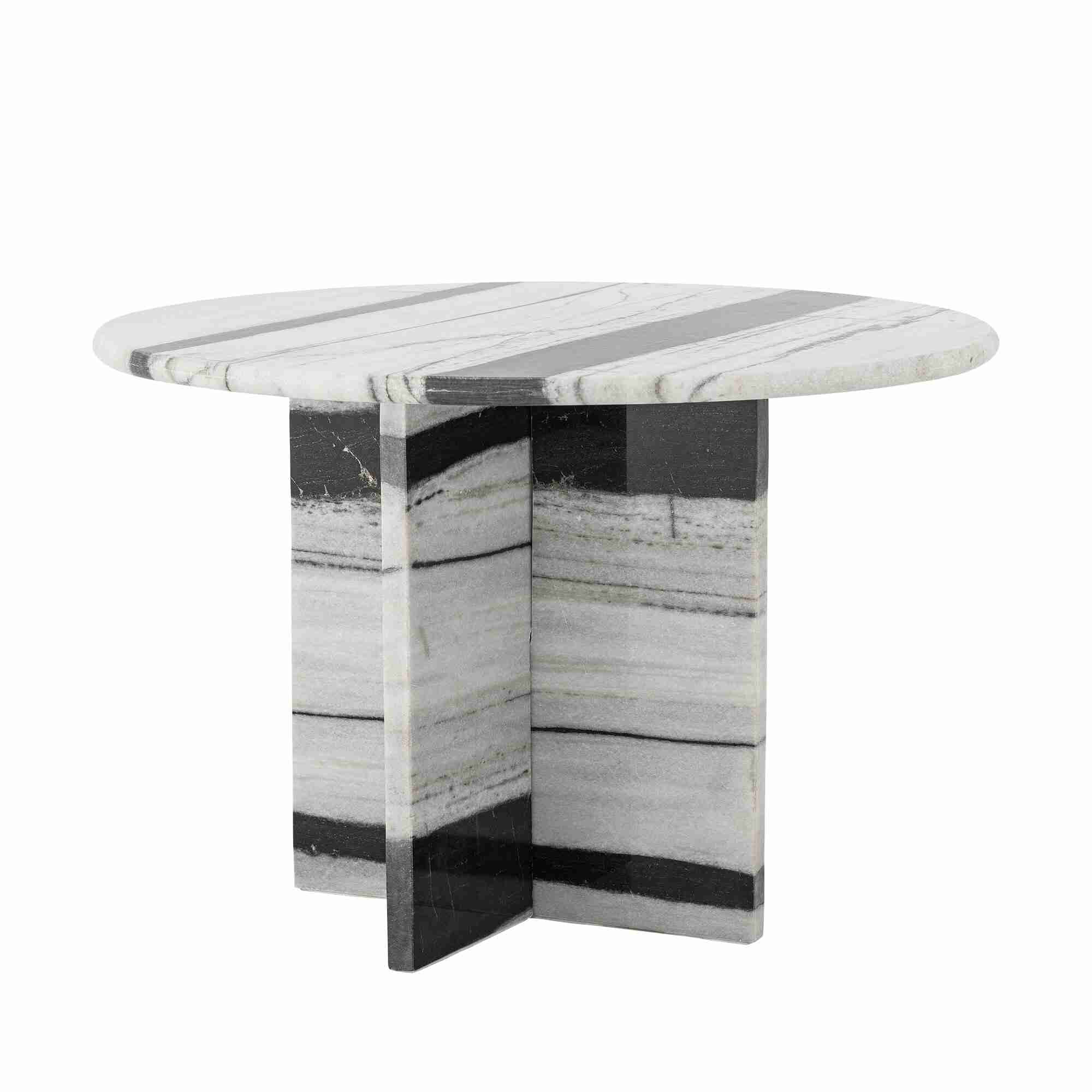 Bloomingville Ronde Salontafel Rosito Marmer 61cm - Wit