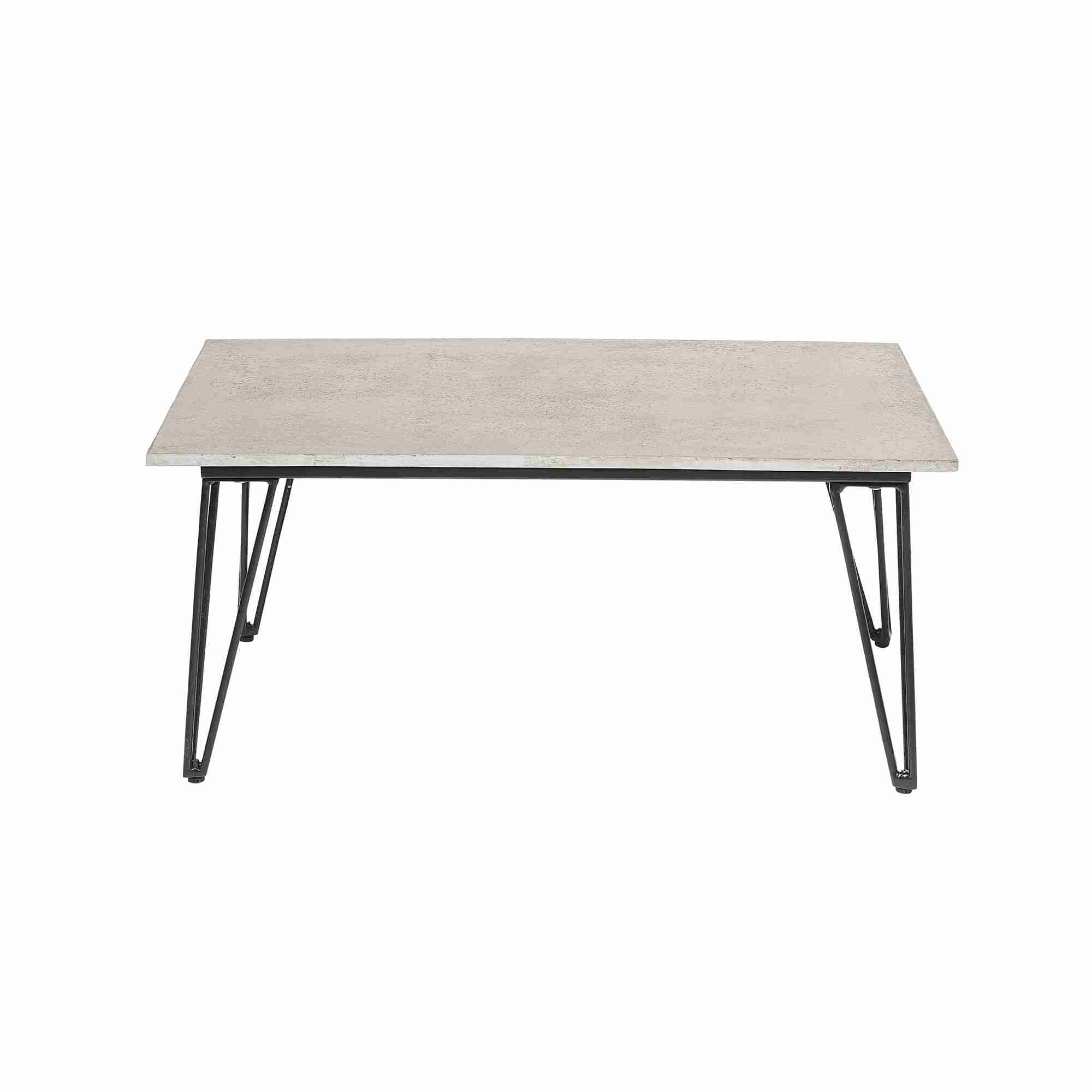 Bloomingville Salontafel Mundo 90 x 60cm - Grijs - Vierkant