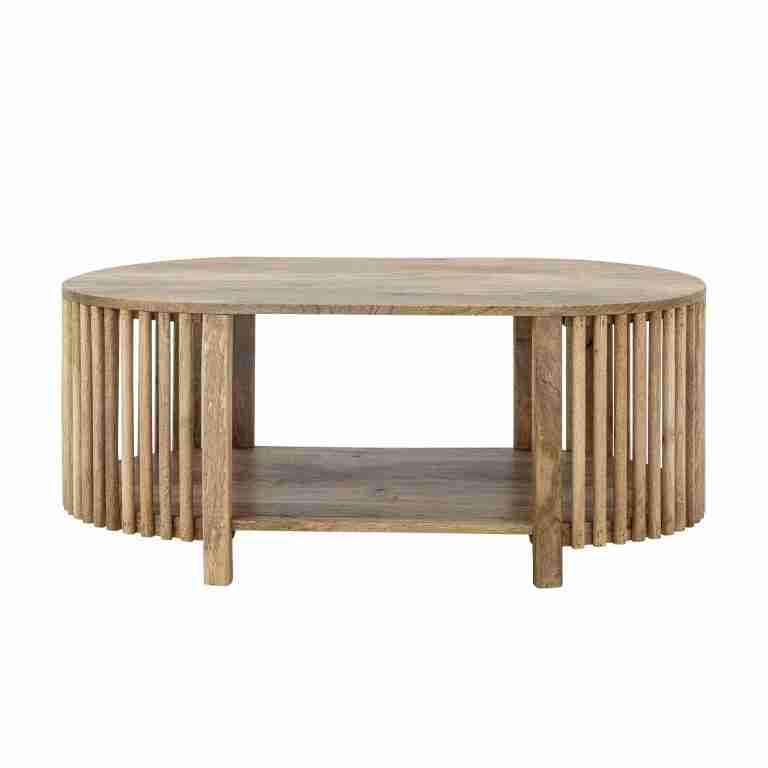 Bloomingville Salontafel Sali Mangohout 100 x 61cm - Naturel - Ovaal