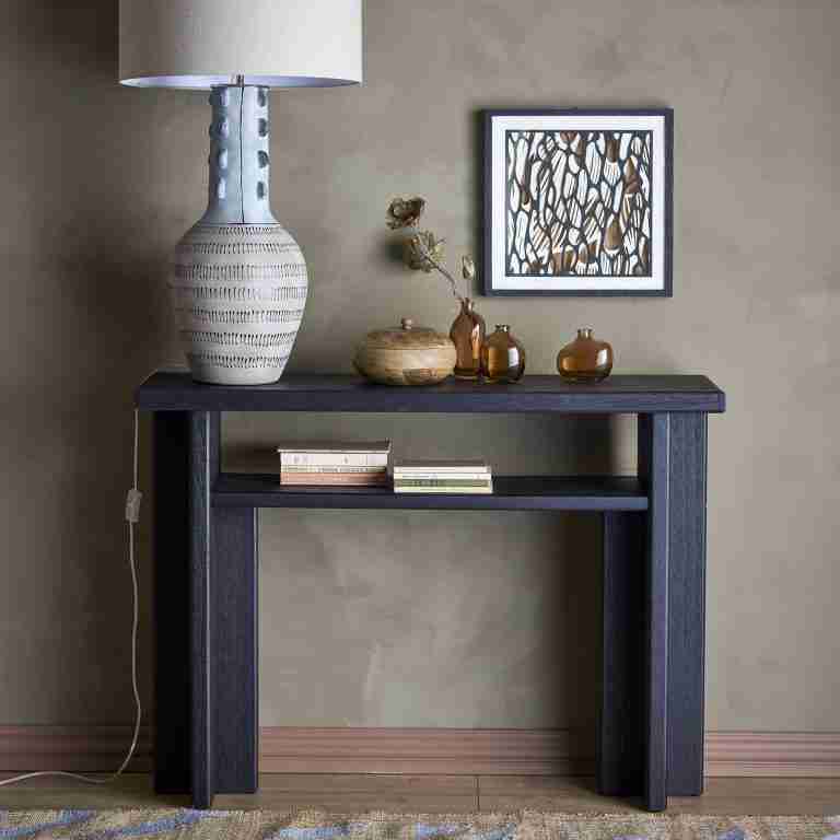Bloomingville Sidetable Cupa 110 x 32cm - Zwart