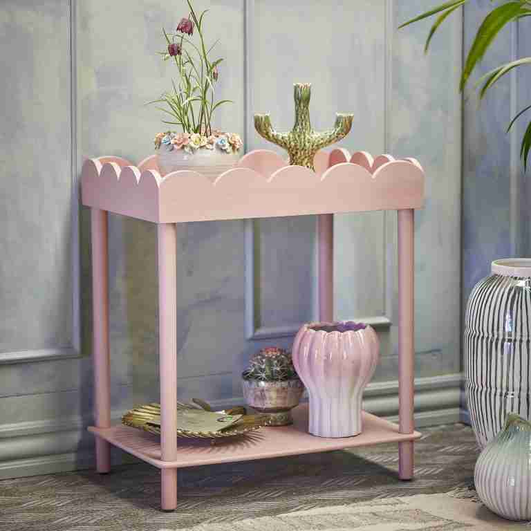 Bloomingville Sidetable Isola 60 x 40cm - Roze