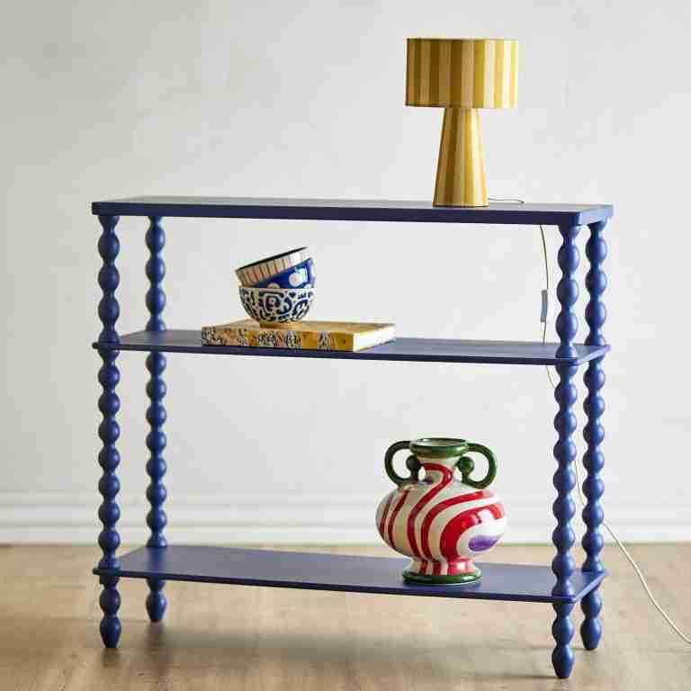 Bloomingville Sidetable Salino 90cm - Blauw