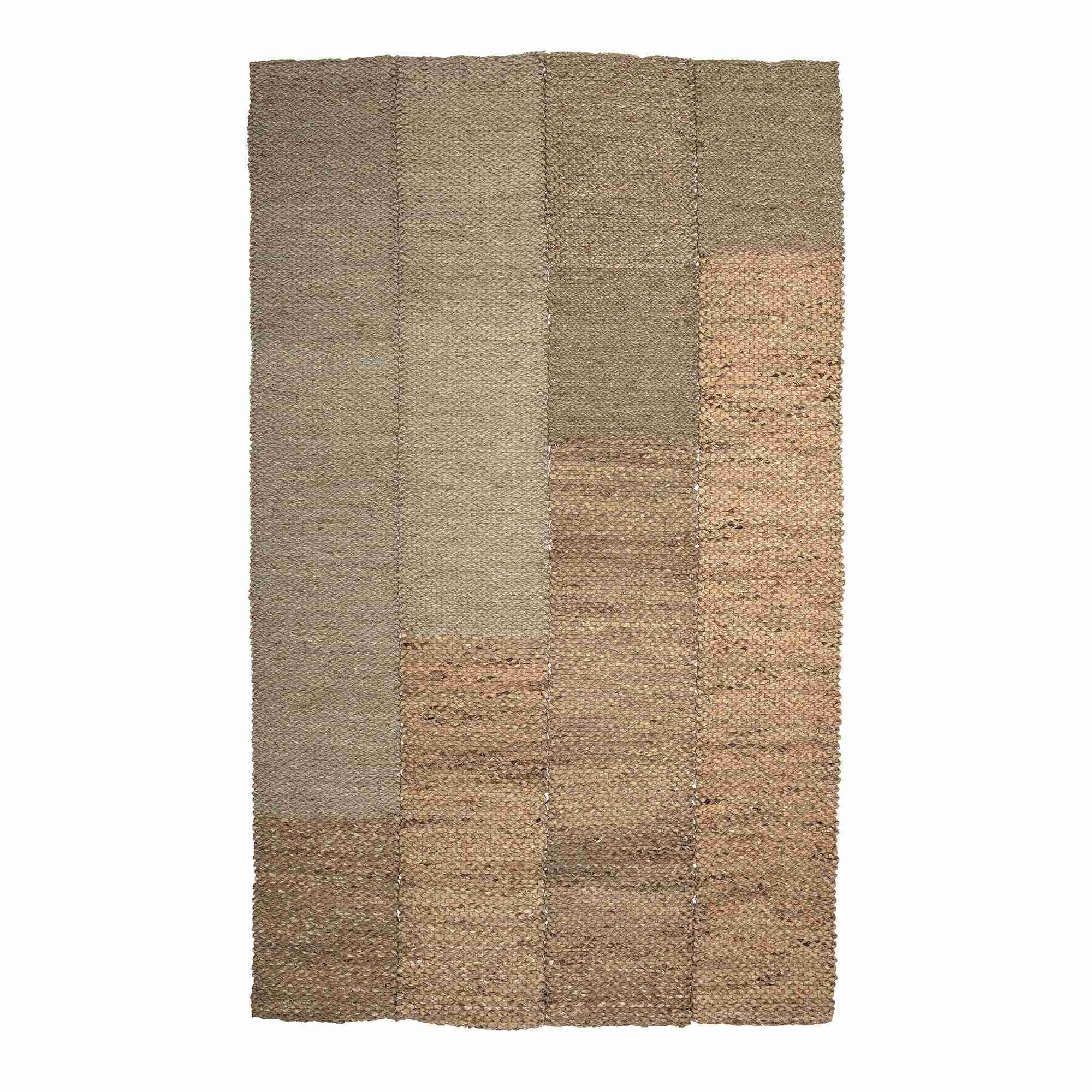 Bloomingville Vloerkleed Enzov Waterhyacint en zeegras, 150 x 245cm - Naturel