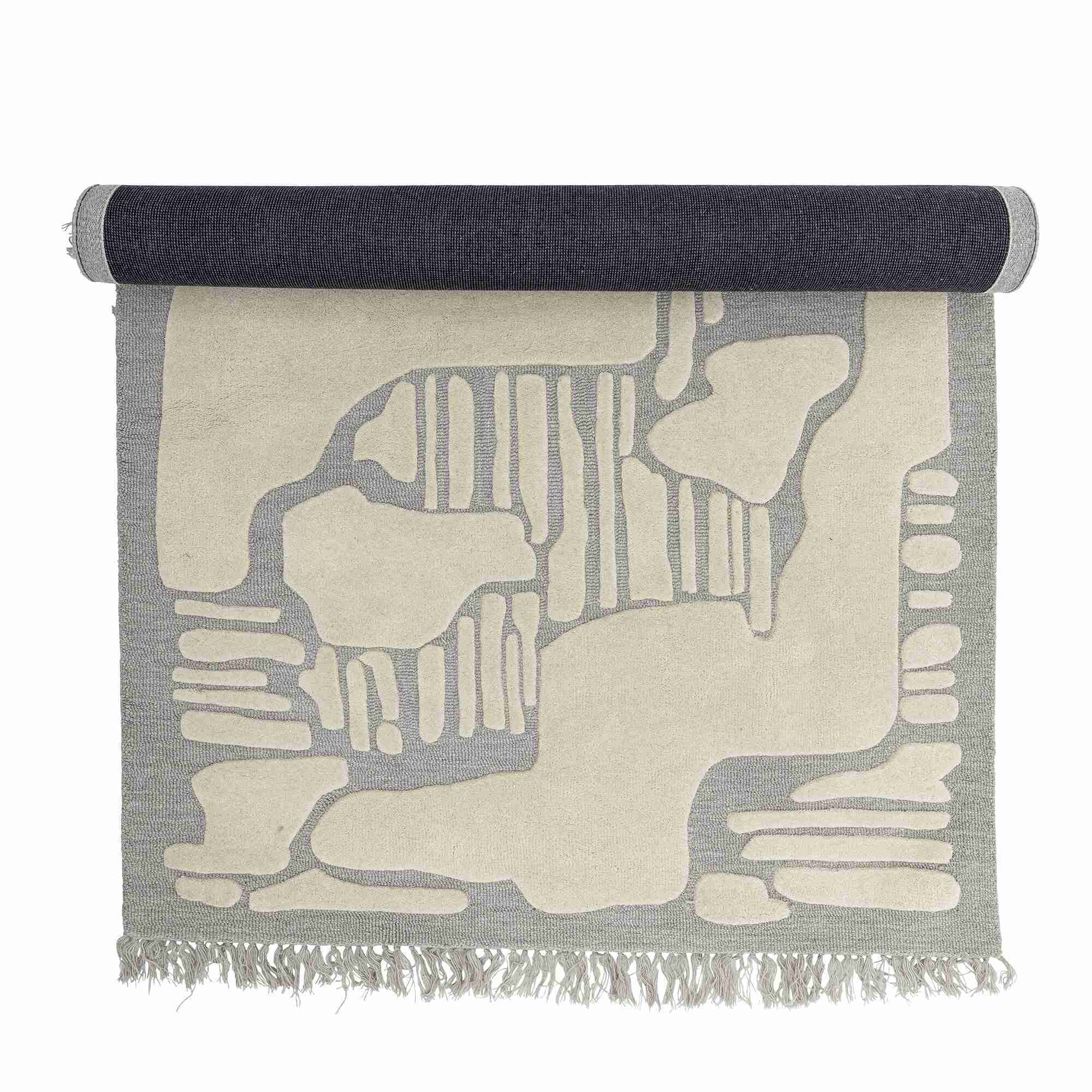 Bloomingville Vloerkleed Napoli 200 x 140cm - Grijs