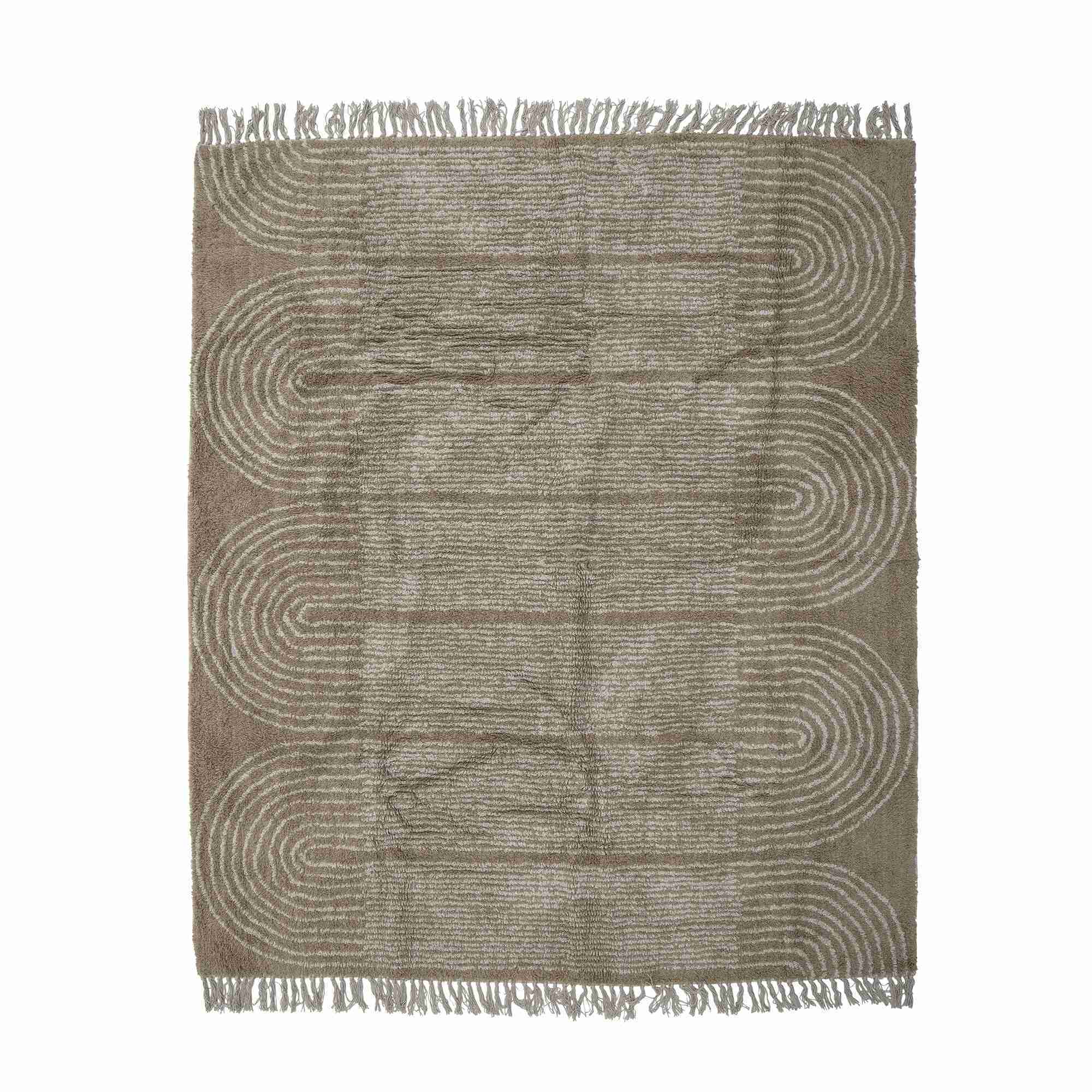 Bloomingville Vloerkleed Zeynep 150 x 215cm - Bruin
