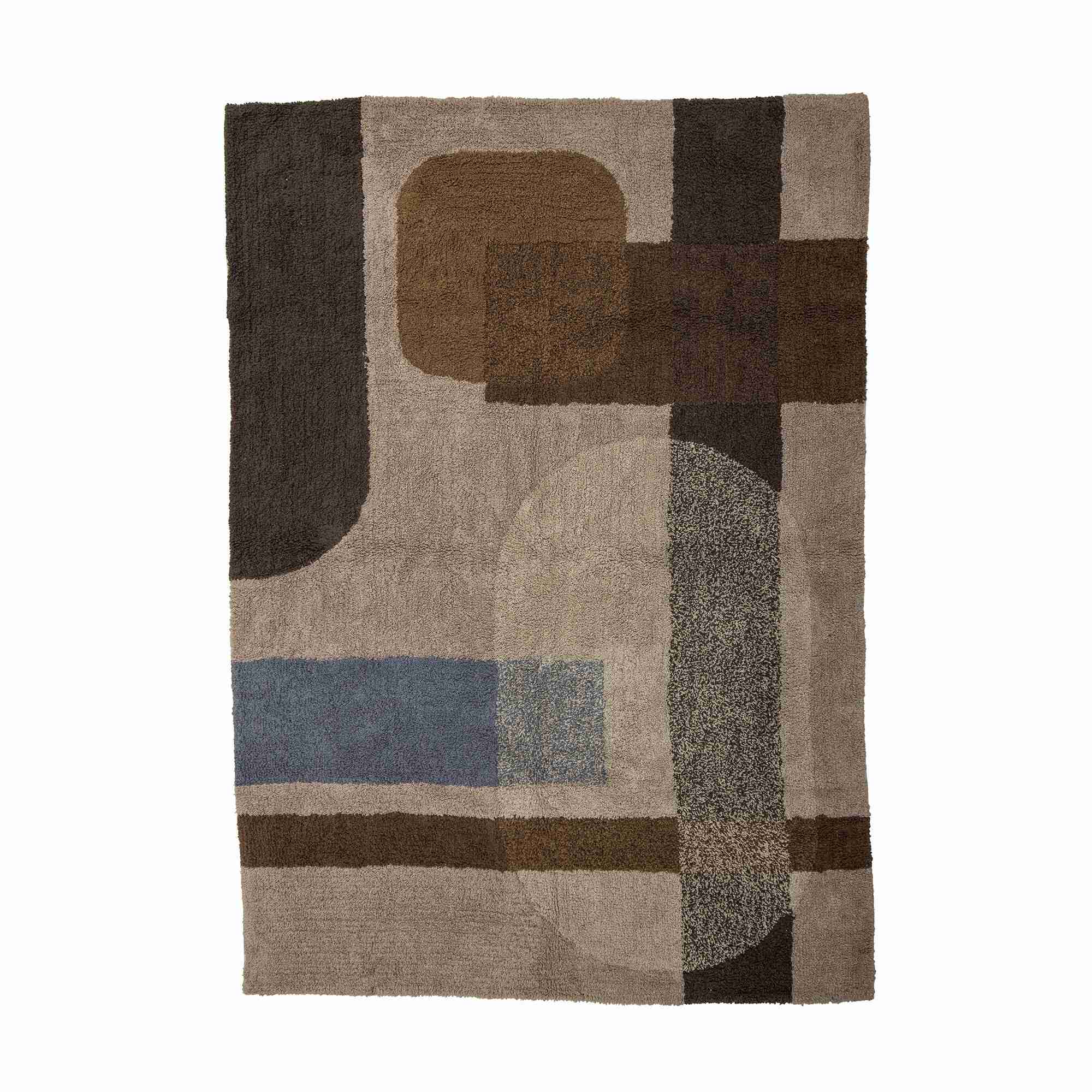 Bloomingville Vloerkleed Zofia 140 x 200cm - Bruin