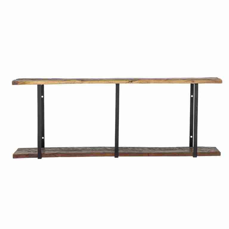Bloomingville Wandrek Tallymay, Gerecycled Hout, 53 x 140cm - Bruin