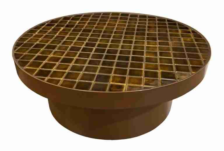 Brix Ronde Salontafel Tylo Keramiek, 80cm - Bruin