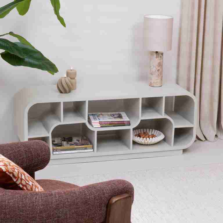 Brix TV-meubel Morgan Mangohout, 130cm - Off White