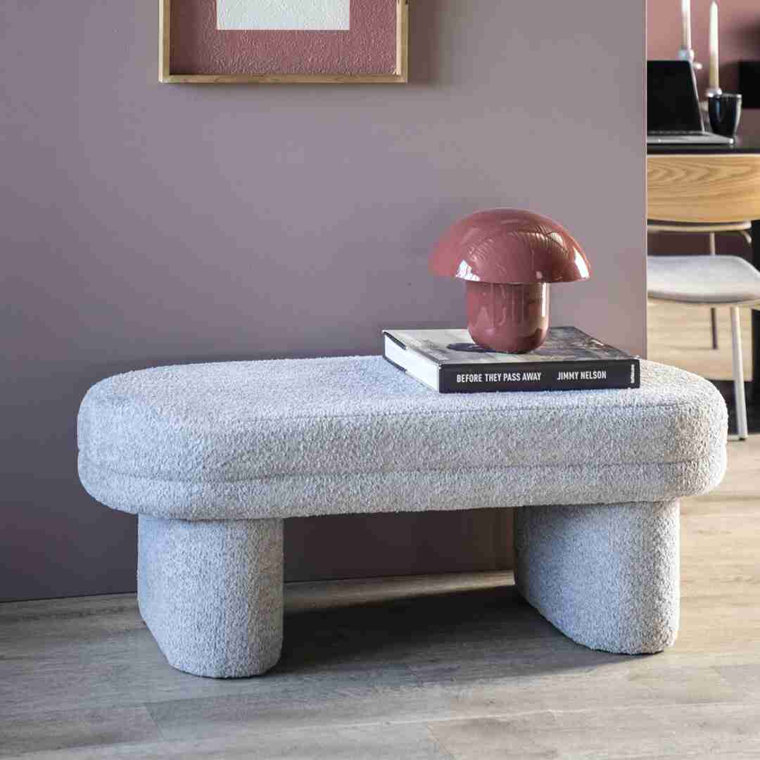 By-Boo Halbank Rama Bouclé, 120cm - Beige