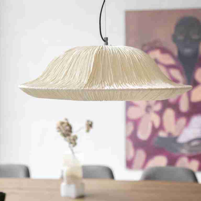 By-Boo Hanglamp Lokta Handgeschept papier, 63cm - Natuurlijk - Japandi