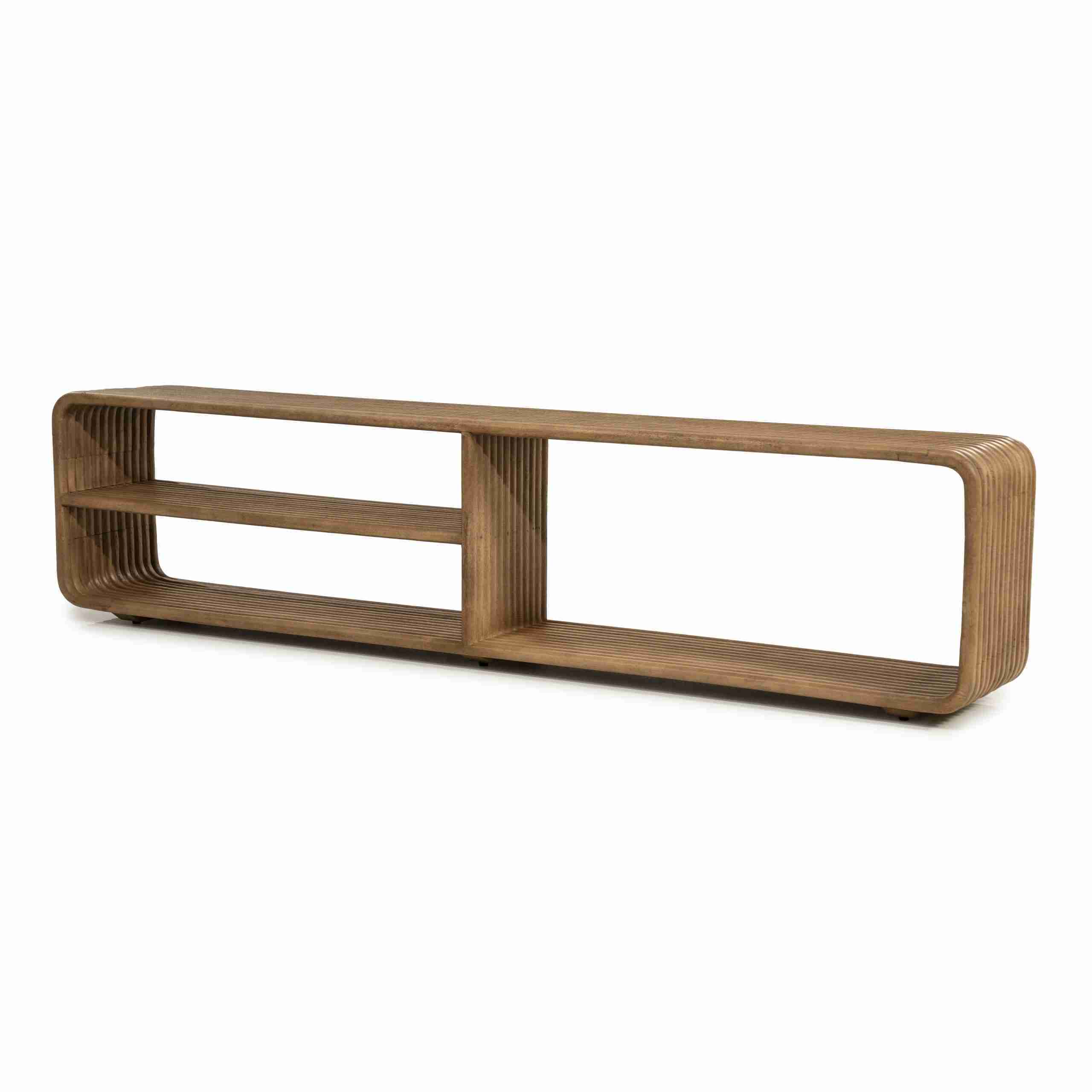 By-Boo TV-meubel Rigato Mangohout, 200cm - Bruin