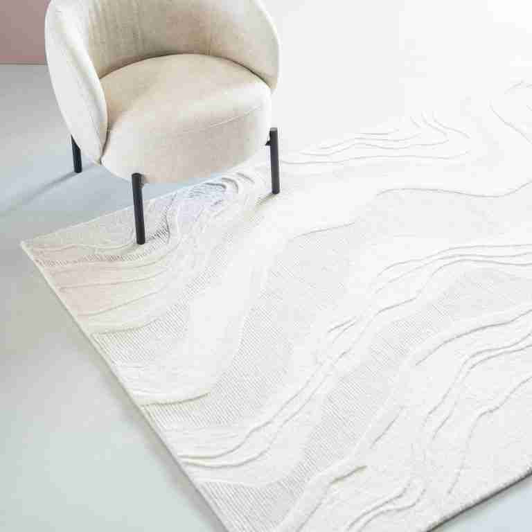 By-Boo Vloerkleed Soil Wol, 190 x 290cm - Off White