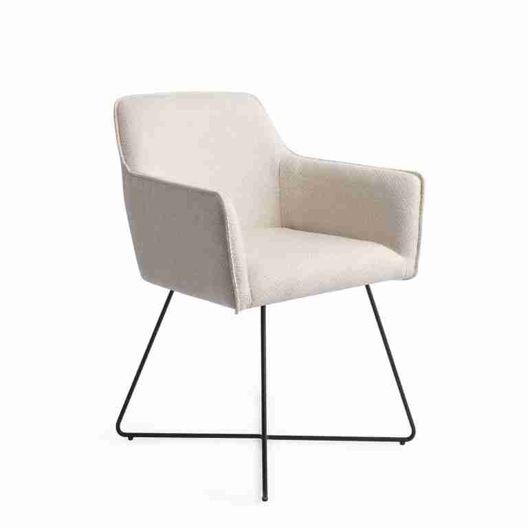 Jesper Home Eetkamerstoel 'Hofu' Cross Black, kleur Enoki