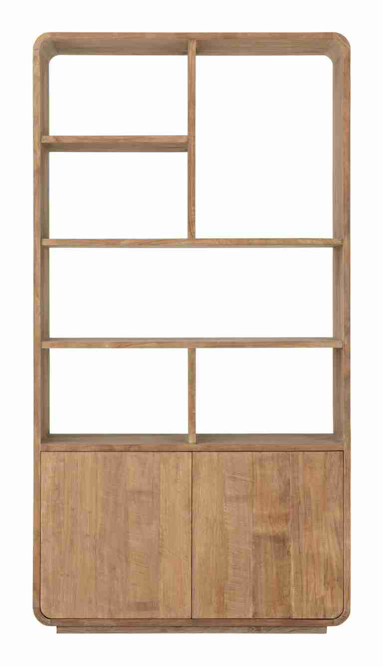 DTP Home Boekenkast Nova Teakhout, 210 x 110cm - NATUREL