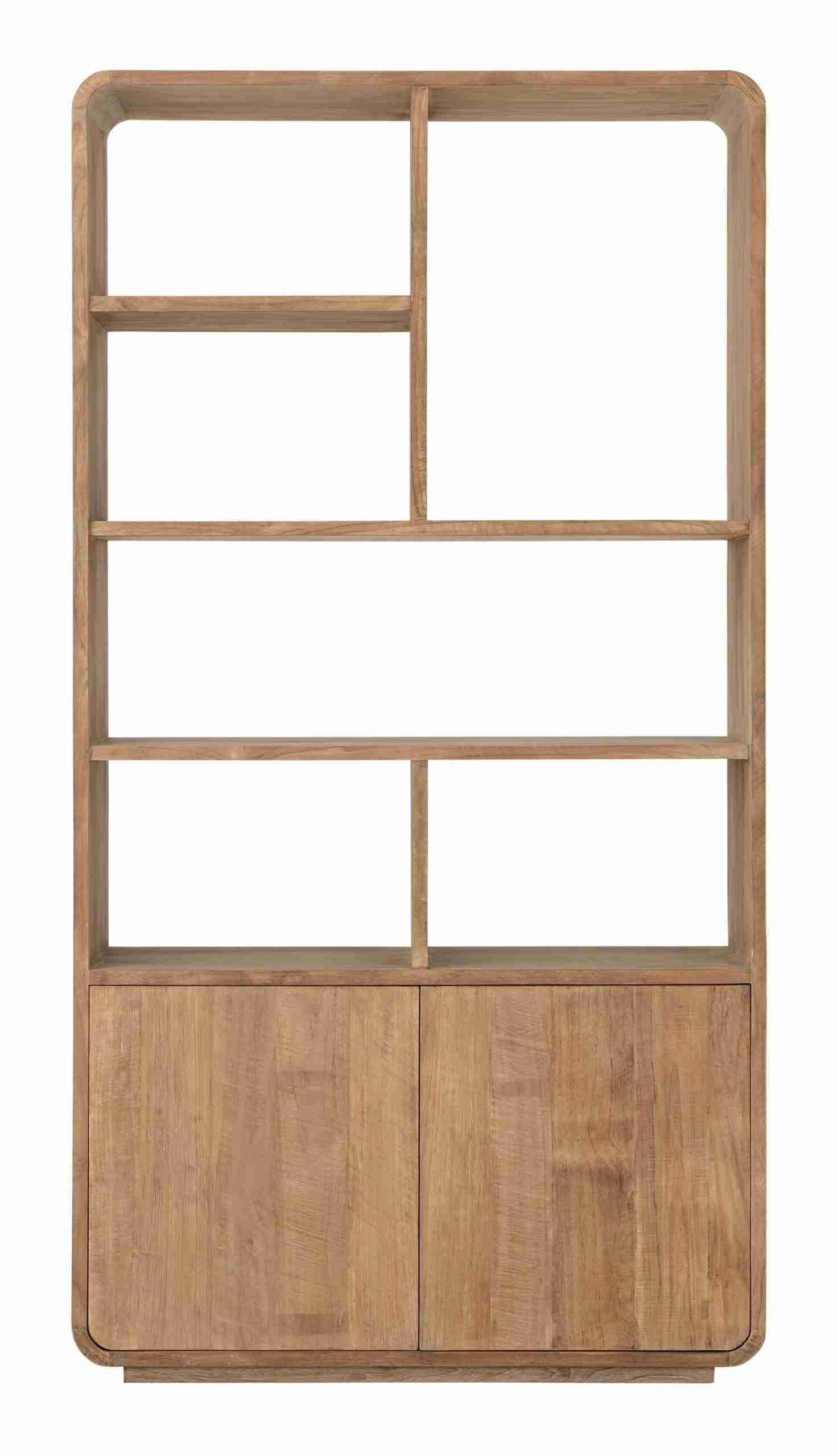 DTP Home Boekenkast Nova Teakhout, 210 x 110cm - NATUREL