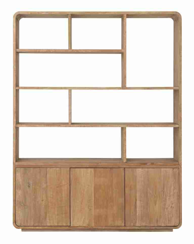 DTP Home Boekenkast Nova Teakhout, 210 x 160m - NATUREL