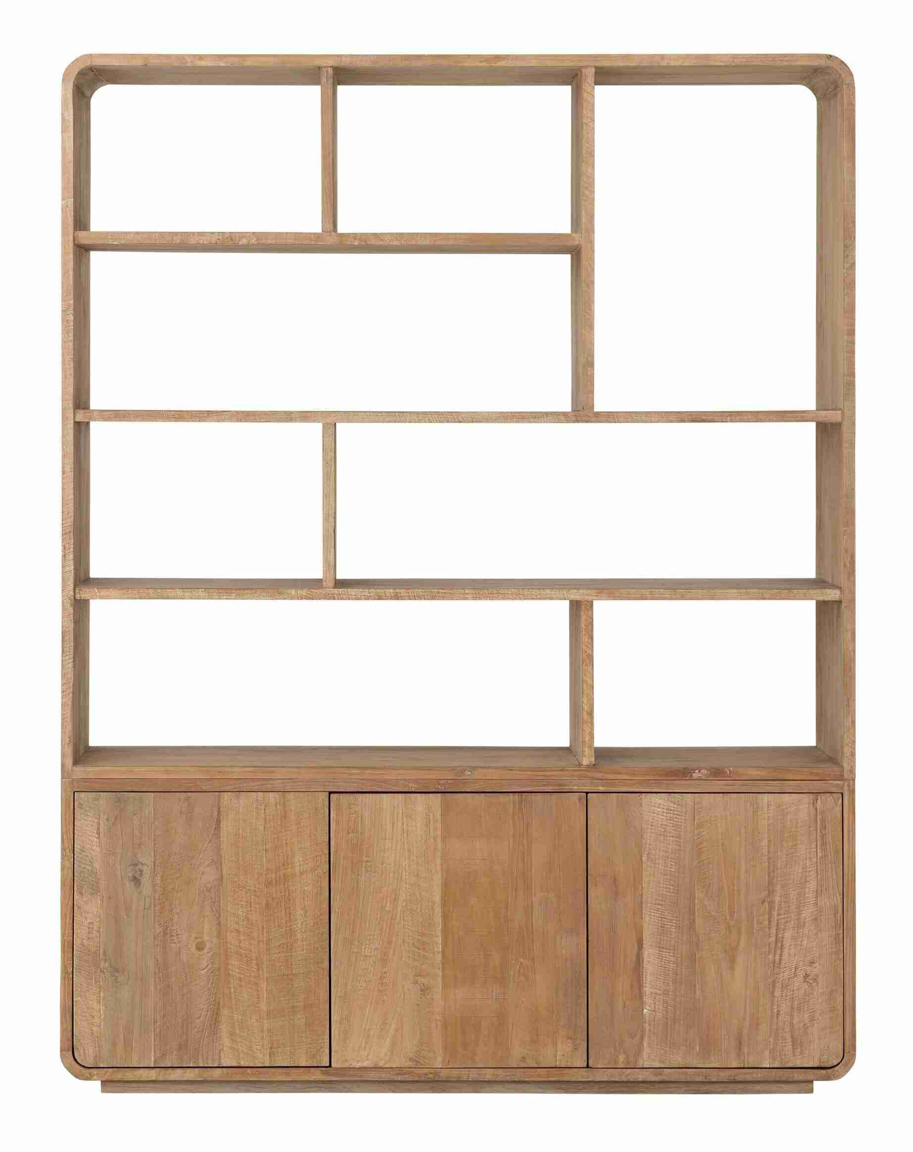 DTP Home Boekenkast Nova Teakhout, 210 x 160m - NATUREL