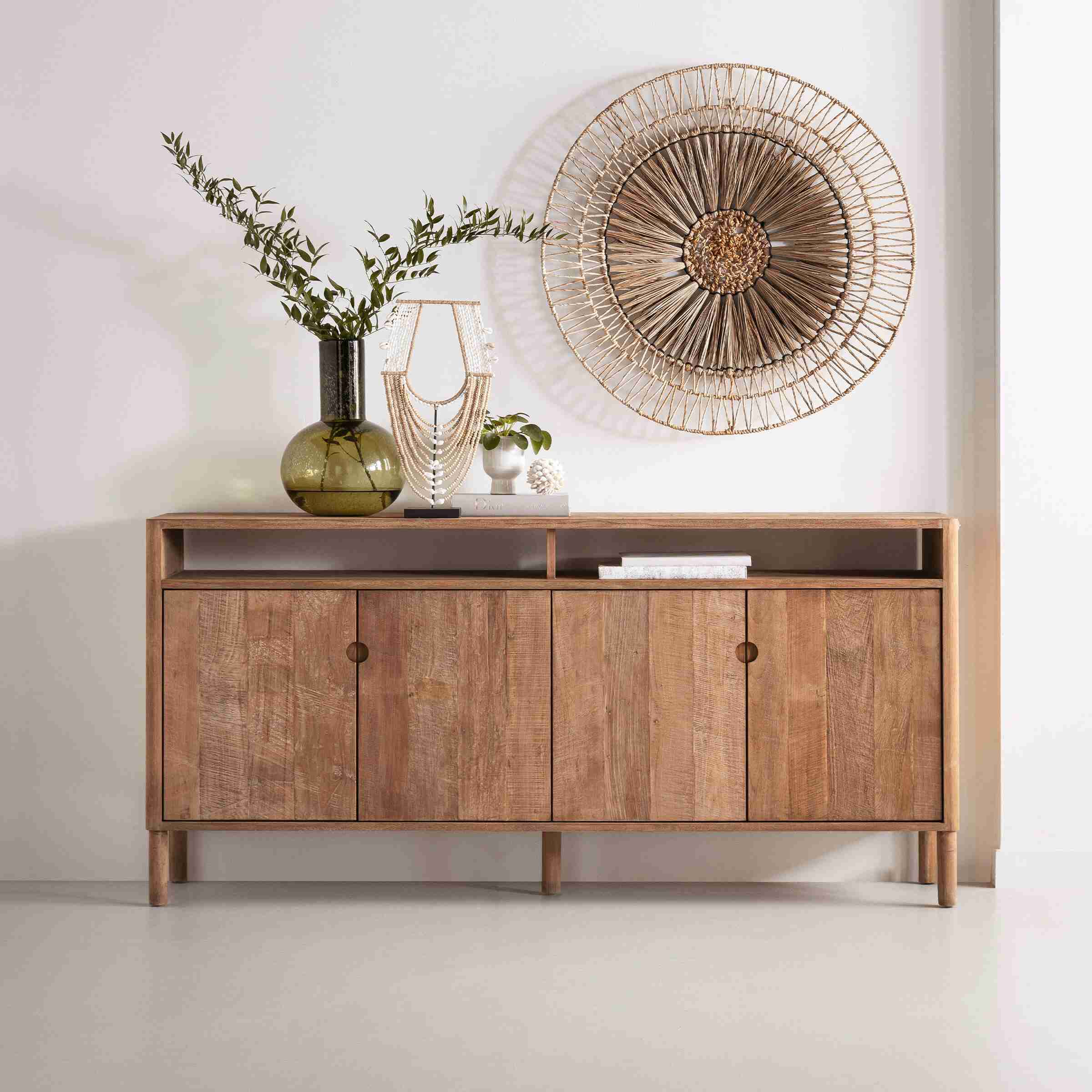 DTP Home Dressoir Apollo Teakhout, 190cm - Bruin