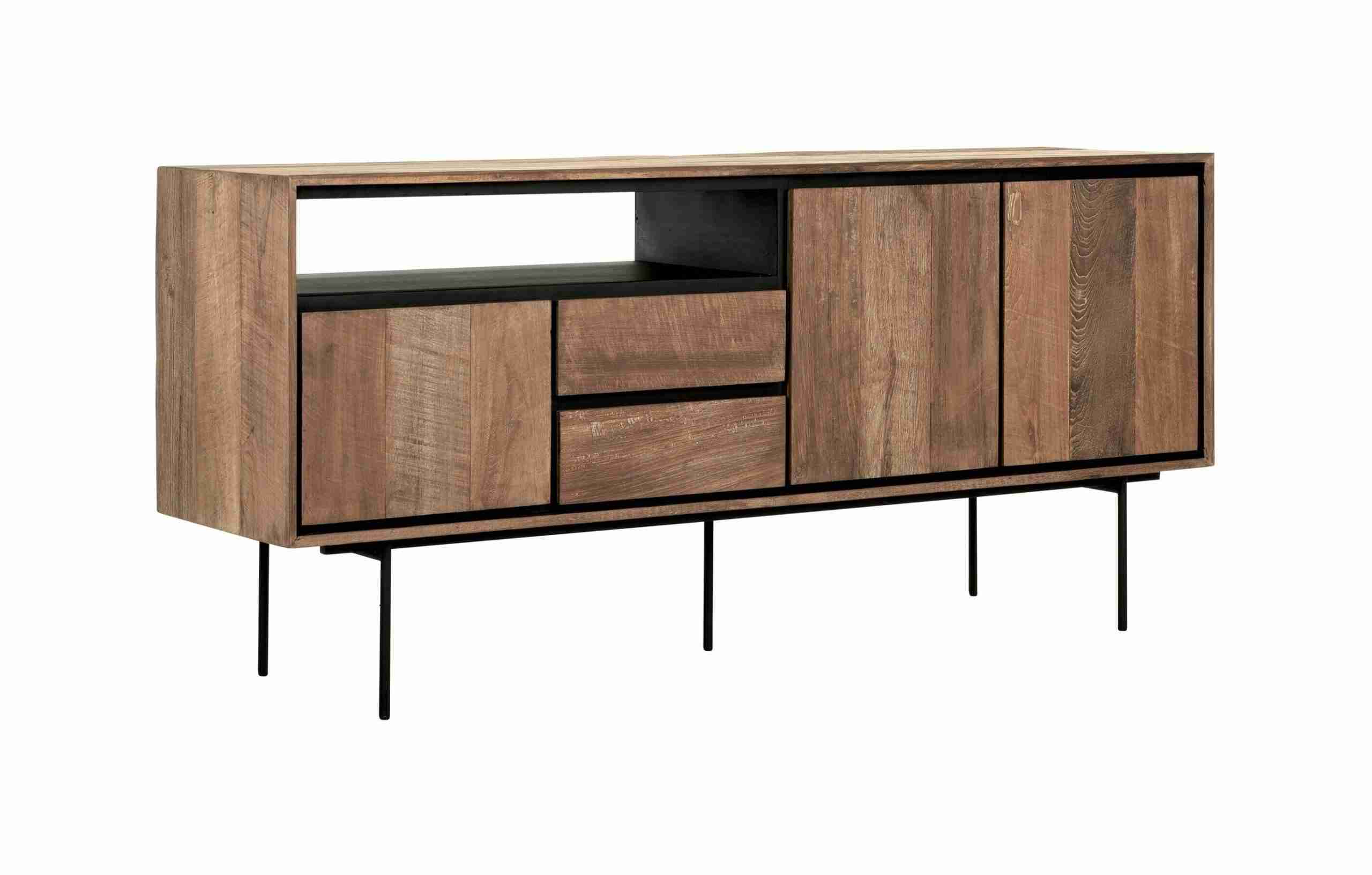 DTP Home Dressoir Metropole Teakhout, 160cm - Naturel
