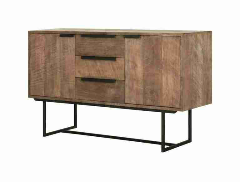 DTP Home Dressoir Odeon Teakhout, 139cm - Bruin