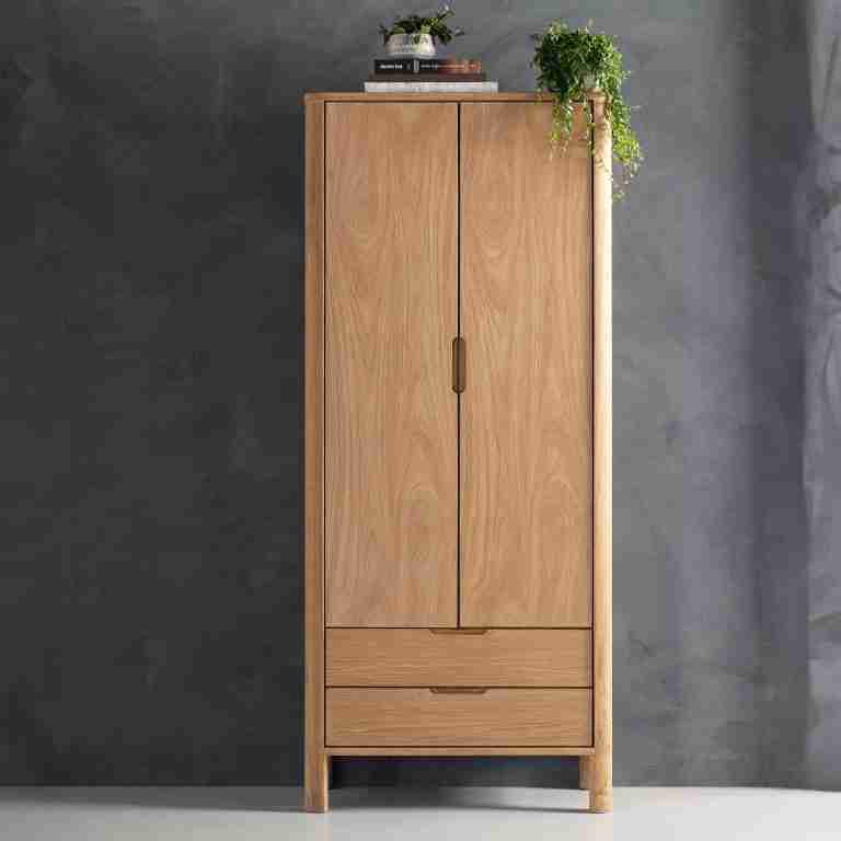 DTP Home Opbergkast Forte Teakhout, 190 x 80cm - Bruin