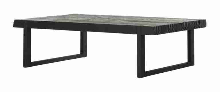 DTP Home Salontafel Beam Teakhout, 120 x 80cm - Zwart