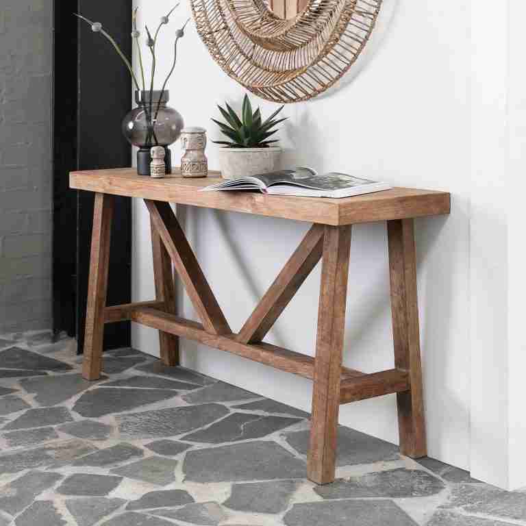 DTP Home Sidetable Monastery Teakhout, 150cm - Naturel