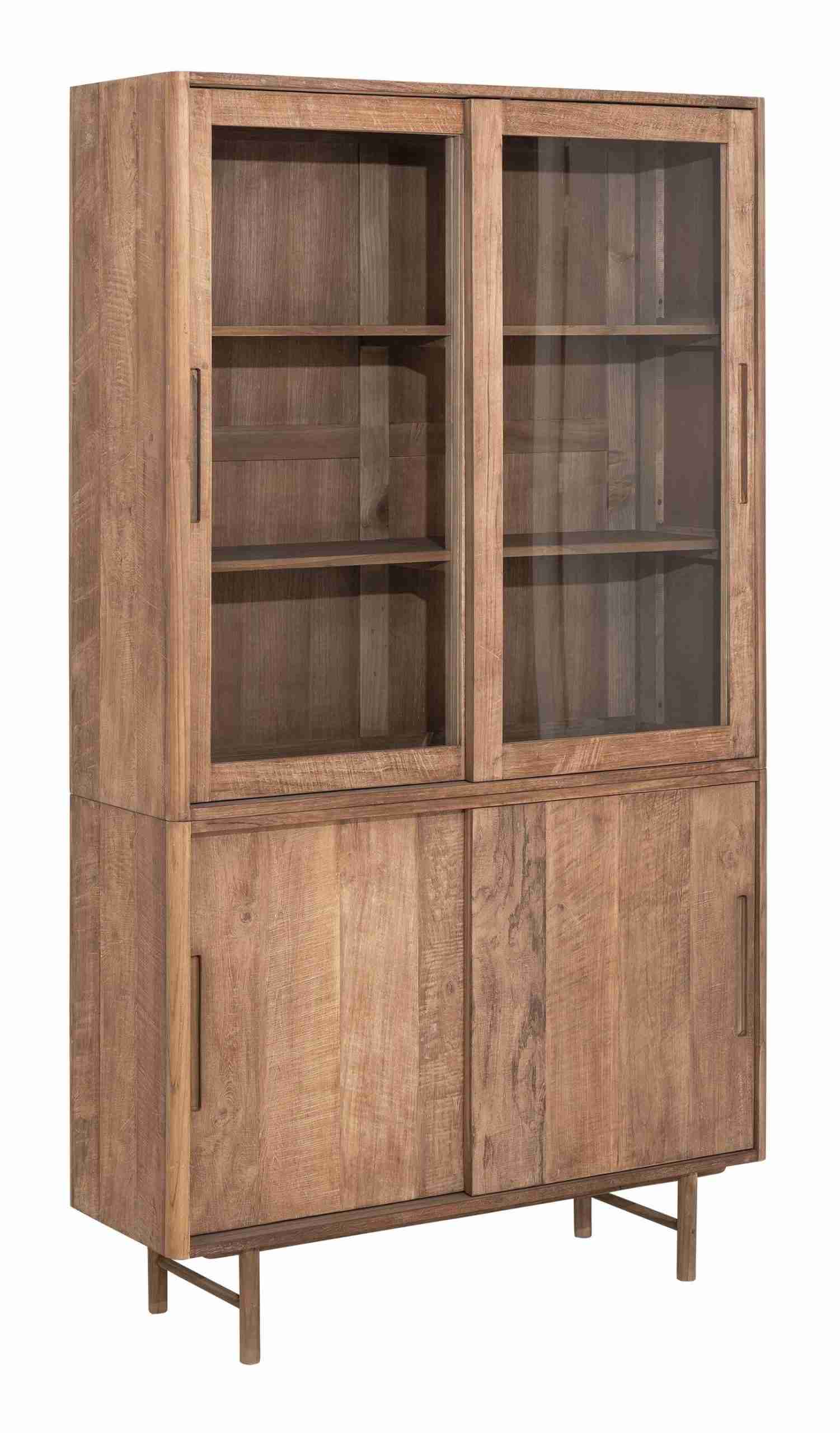 DTP Home Vitrinekast Bliss Teakhout, 210 x 120cm - Naturel