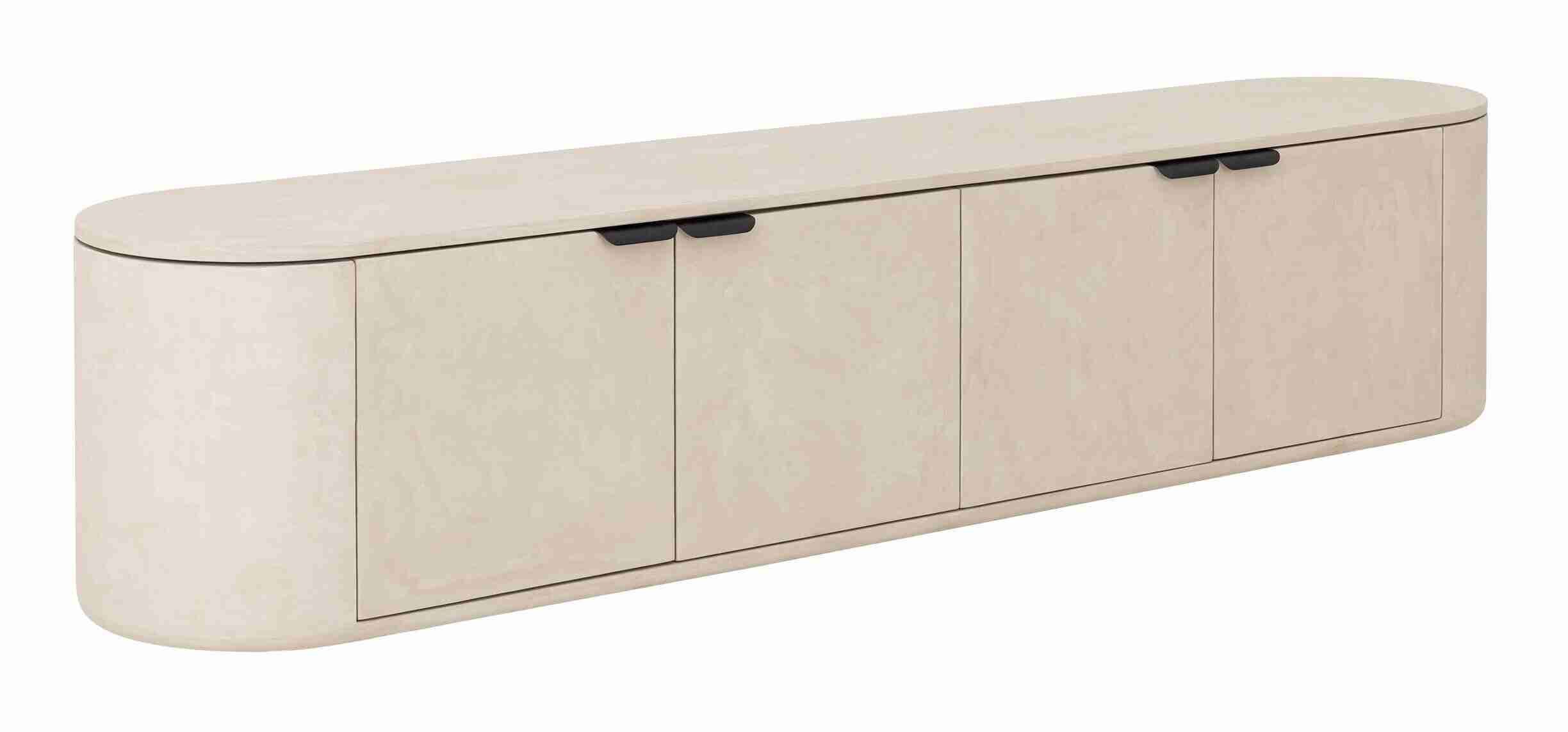 DTP Home Zwevend TV-meubel Scala Mortex, 200cm - Sand