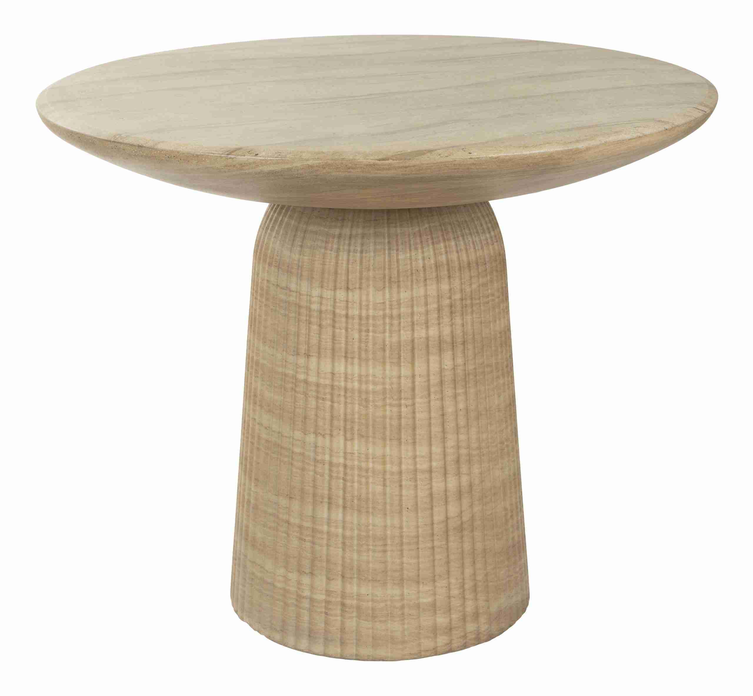 Dutchbone Bistrotafel Brison Beton, 90cm - Naturel