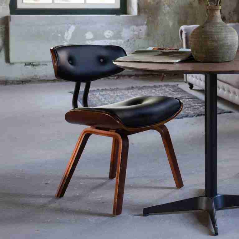 Dutchbone Eetkamerstoel Blackwood - Bruin