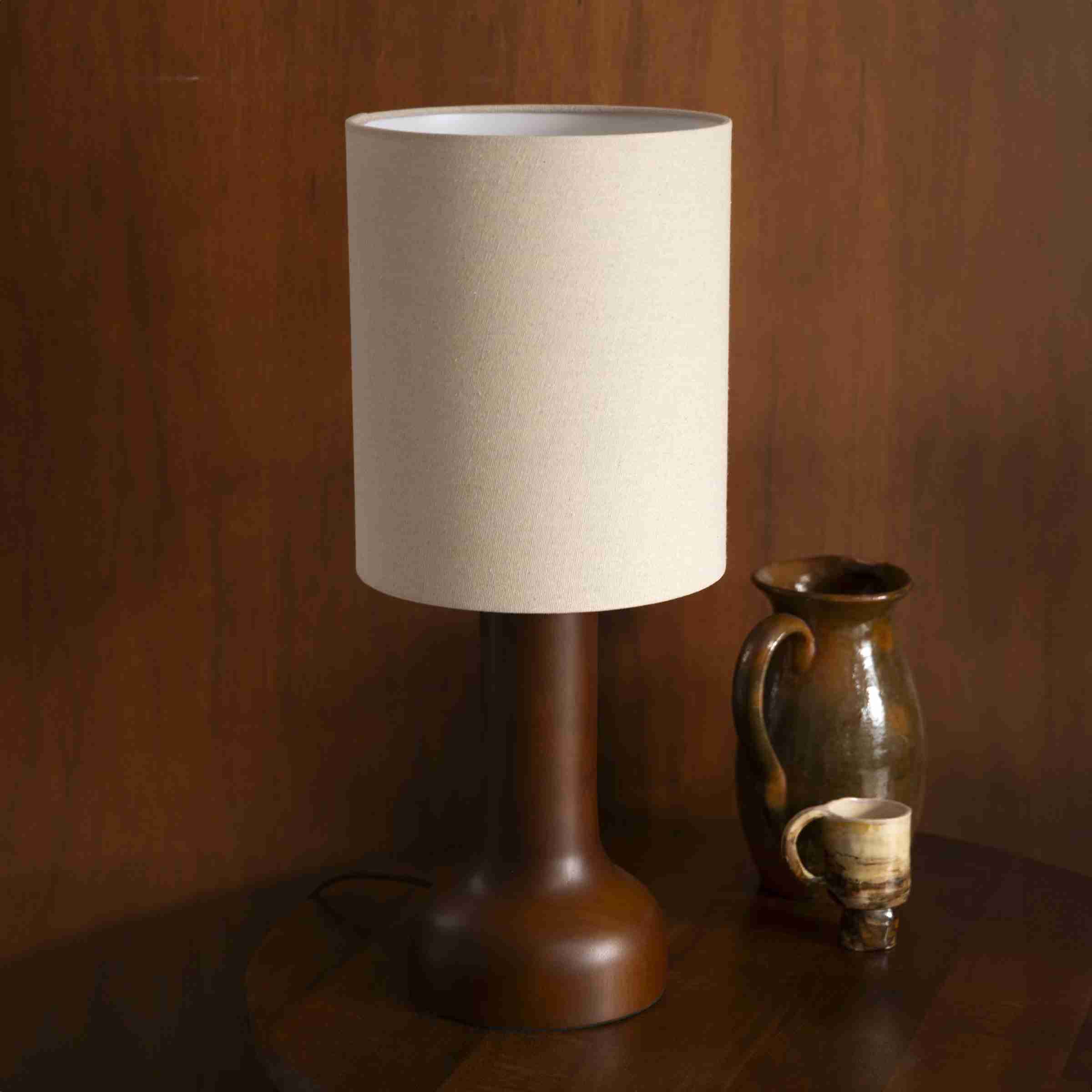 Dutchbone Tafellamp Jones Hout - Beige