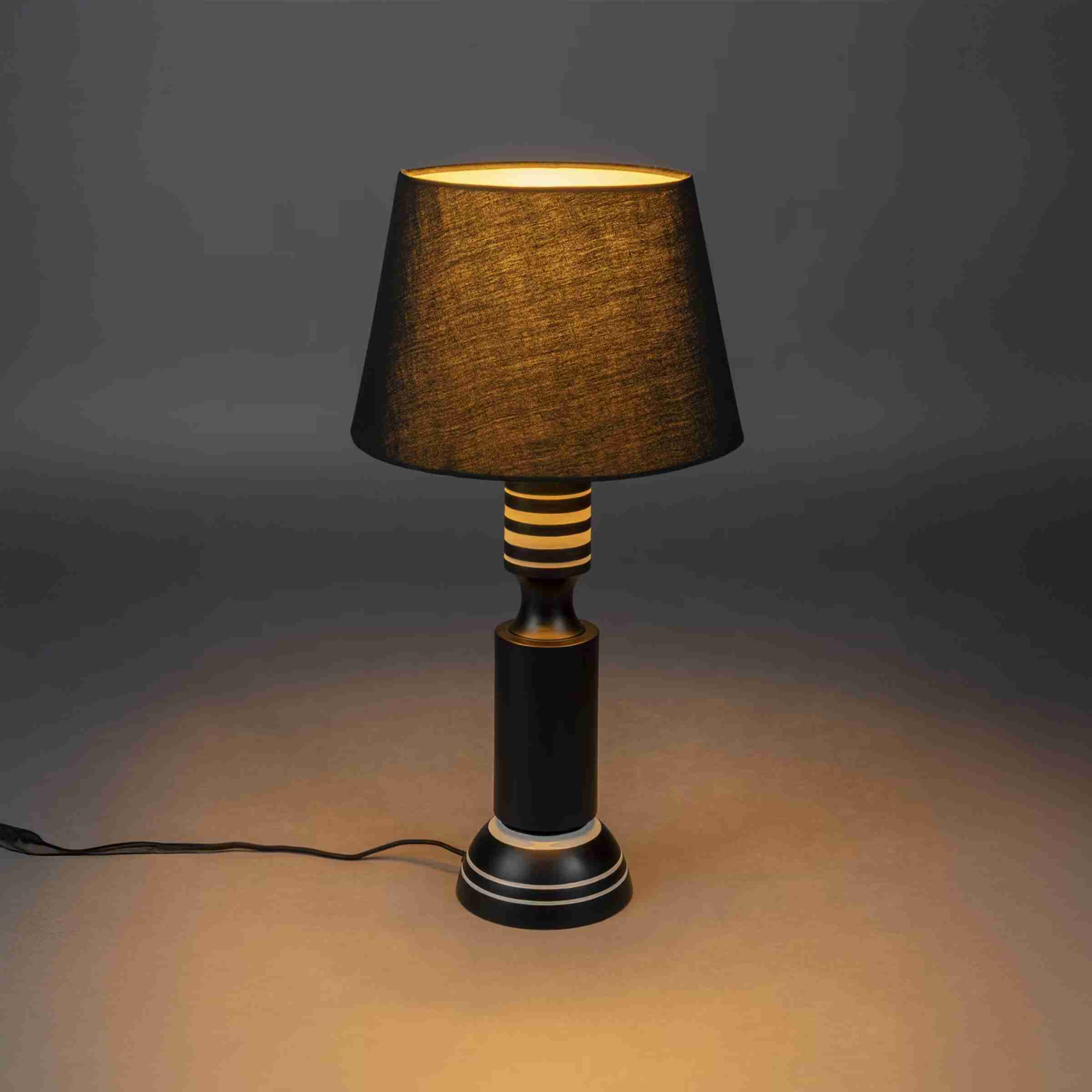 Dutchbone Tafellamp Virgil 60cm - Zwart