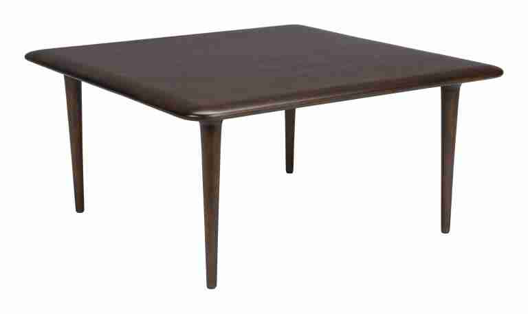 Dutchbone Vierkante Salontafel Elroy Hout, 70 x 70cm - Bruin