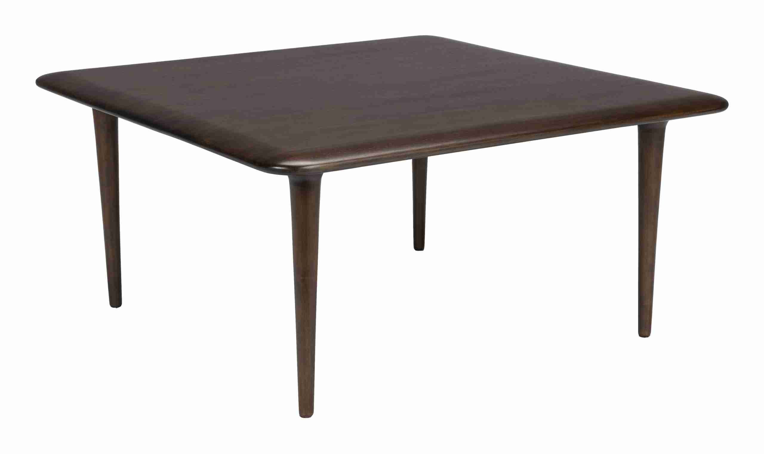 Dutchbone Vierkante Salontafel Elroy Hout, 70 x 70cm - Bruin
