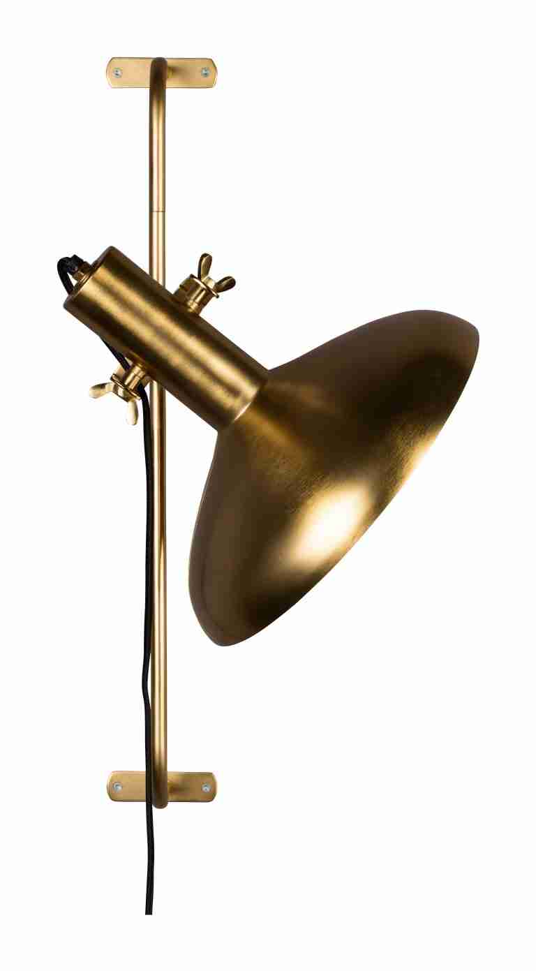 Dutchbone Wandlamp Karish 61cm - Goudkleurig