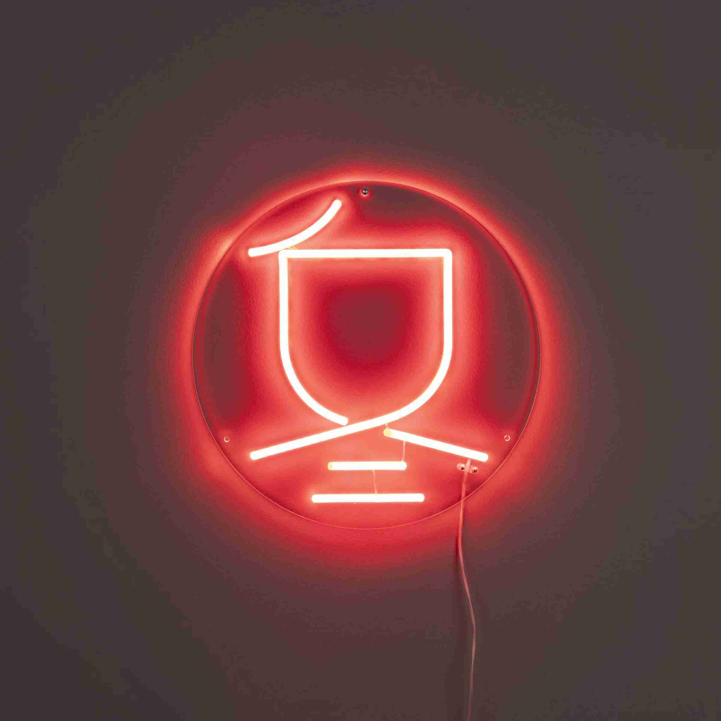 Dutchbone Wandlamp Sya Winter Neon - Rood