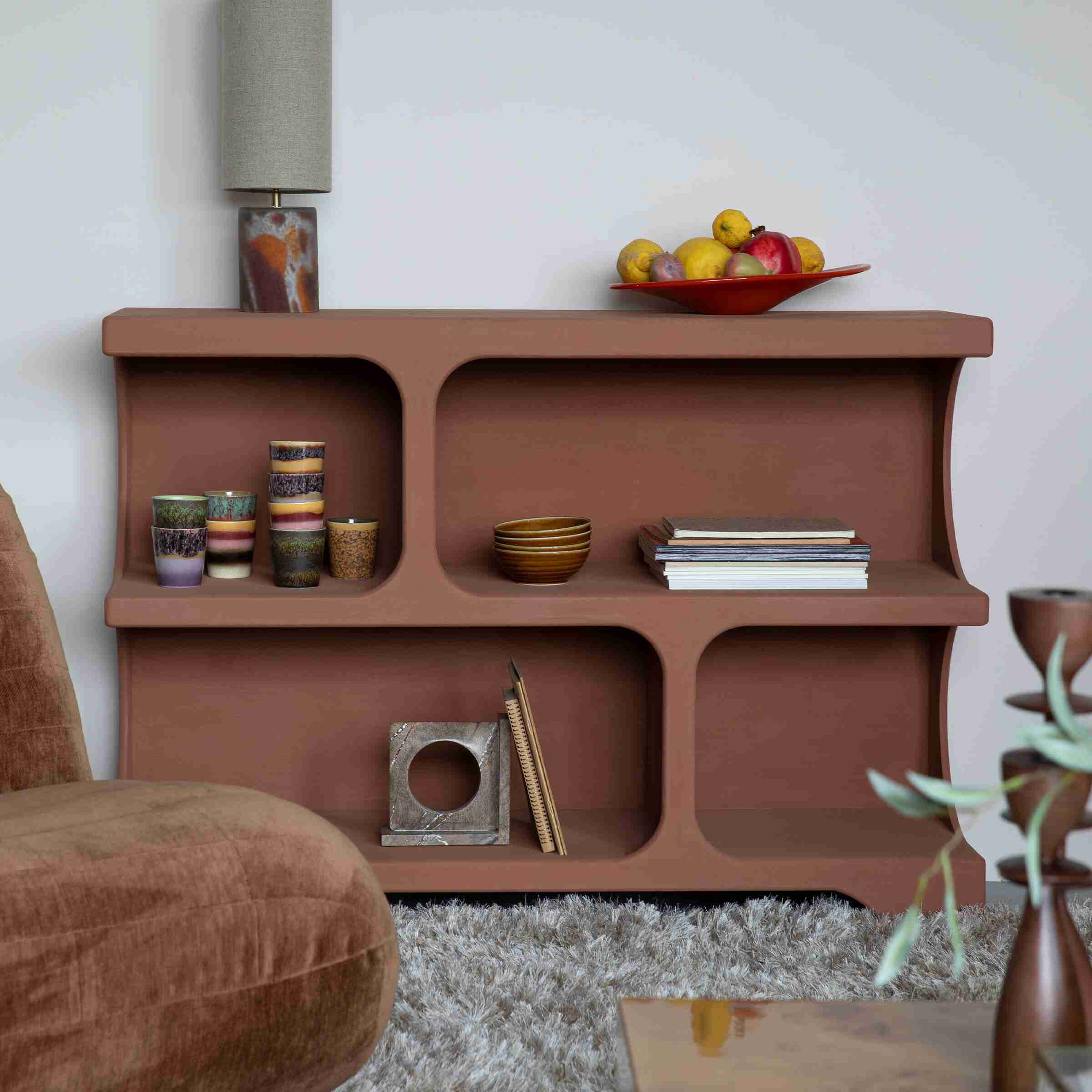 Dutchbone Wandrek Dundee 85 x 120cm - Terra