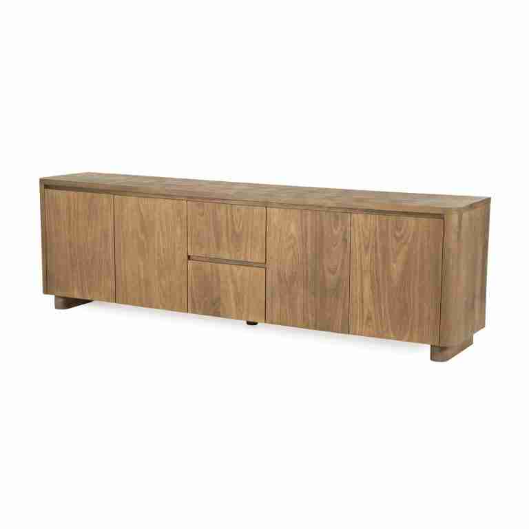 Eleonora TV-meubel Edward Mangohout, 200cm - Bruin