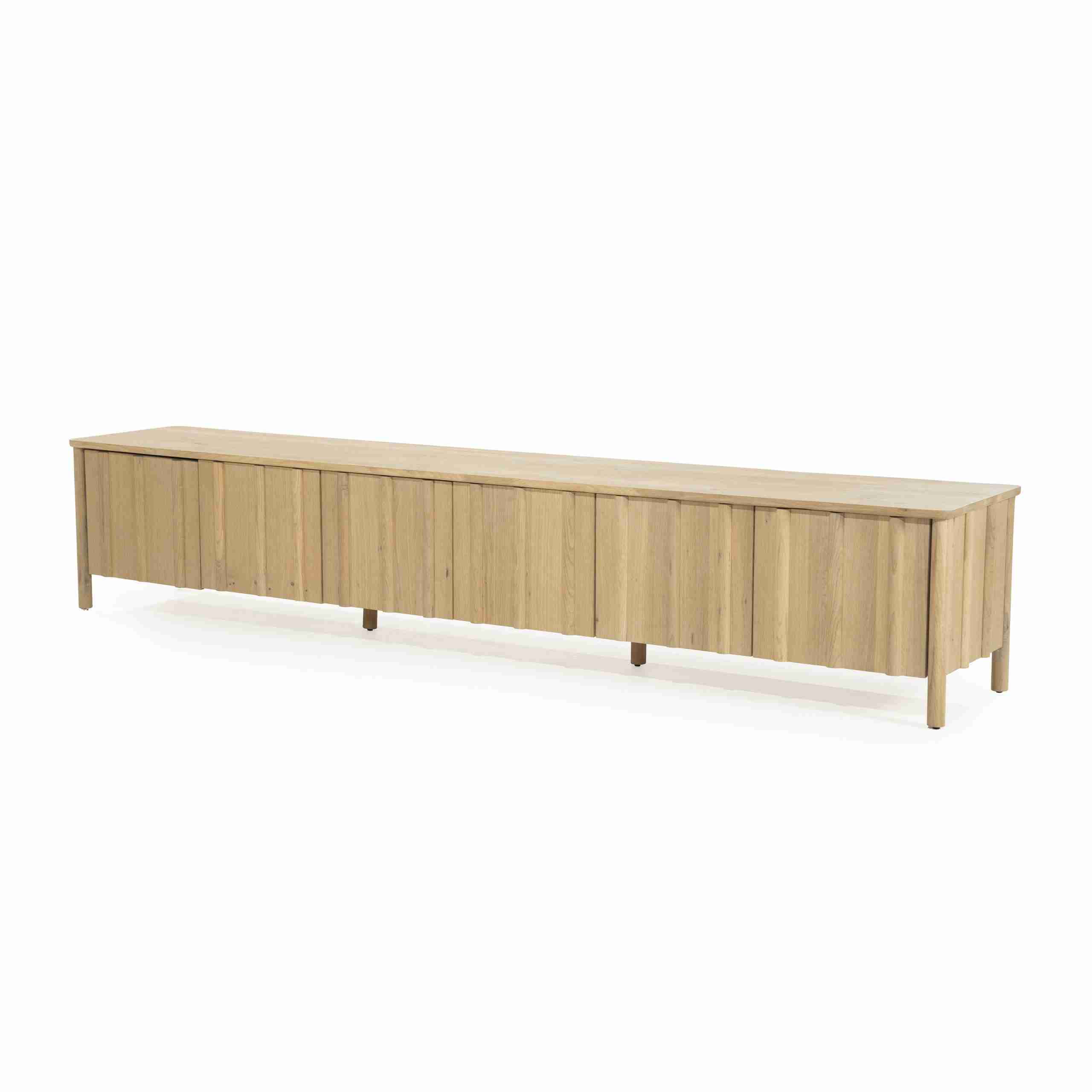 Eleonora TV-meubel Jake Eiken, 264cm - Naturel