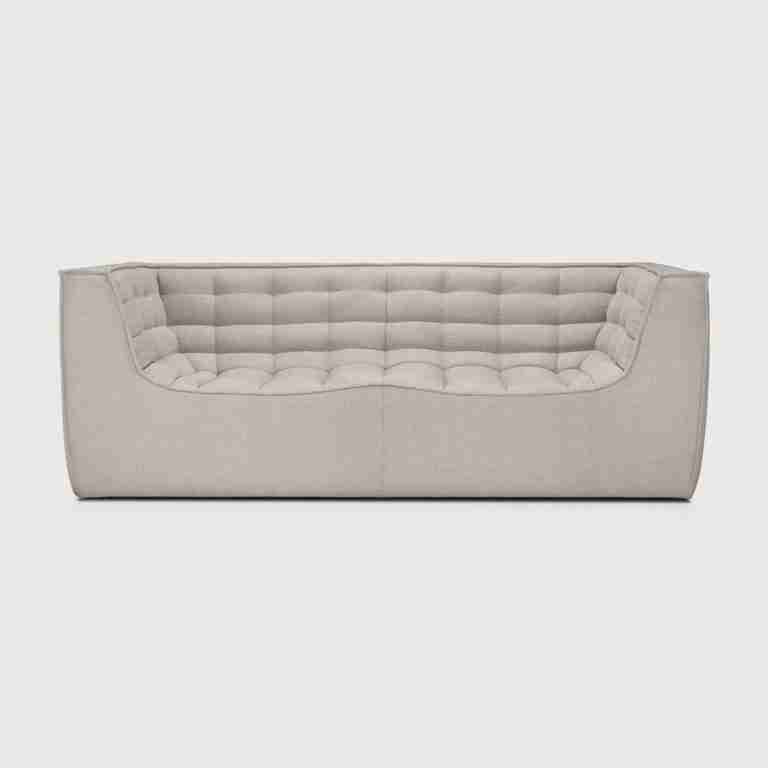 Ethnicraft 2-zits Bank N701 - Beige