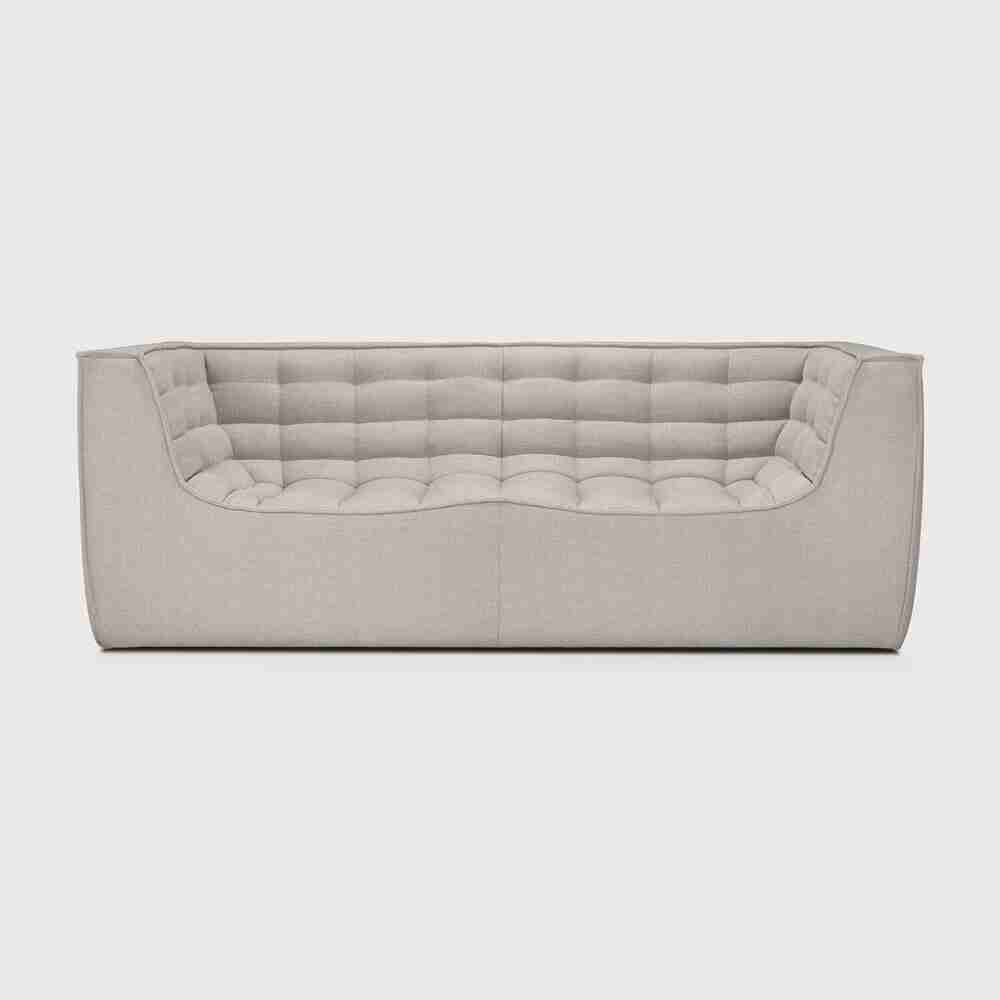 Ethnicraft 2-zits Bank N701 - Beige