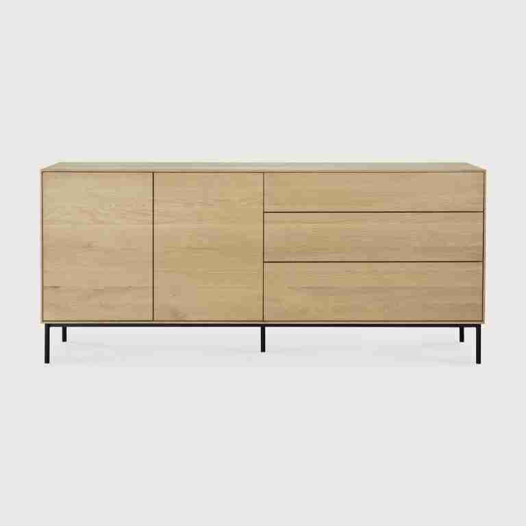 Ethnicraft Dressoir Whitebird Gevernist Eikenhout, 180cm - Naturel